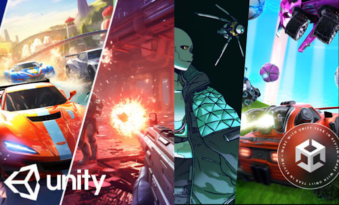 Gig Preview - Unity game development, shooting game, character design