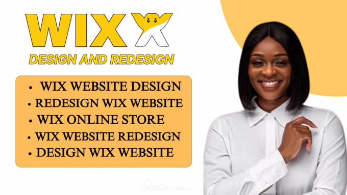 Gig Preview - Redesign wix website design online store wix developer wix expert