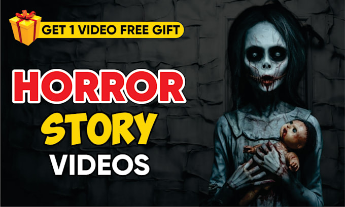 Gig Preview - Create engaging horror story videos for tiktok, youtube, and instagram reels