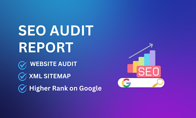 Gig Preview - Prepare website SEO audit report and competitor analysis