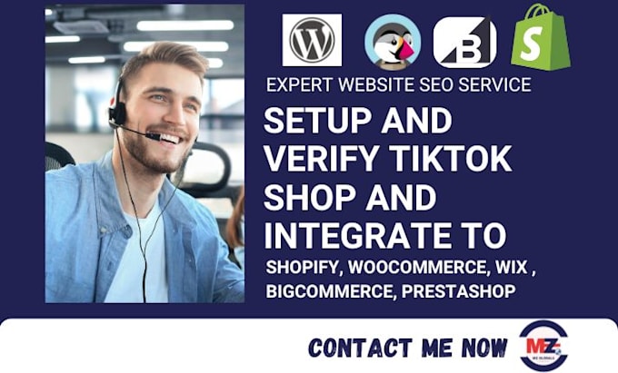 Gig Preview - Do tiktok shop integration shopify bigcommerce prestashop woocommerce marketing