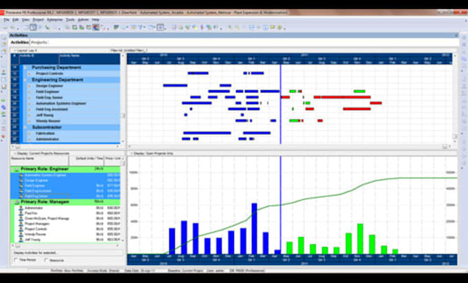 Gig Preview - Create gantt chart, wbs schedule ,case study in ms project, primavera p6 n excel