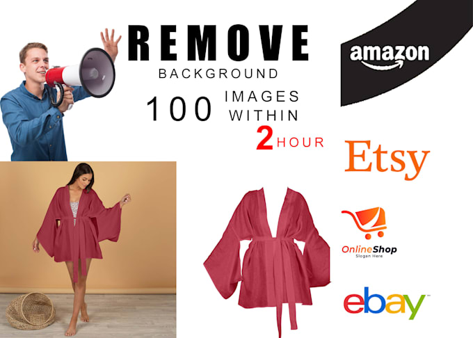 Gig Preview - Do bulk background removal and clipping path service