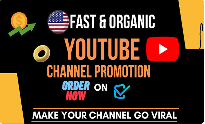 Gig Preview - Do youtube promotion to active 1 million worldwide audience for organic growth