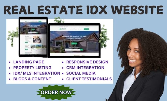 Gig Preview - Create real estate idx website in wordpress, mls integration for agent, investor