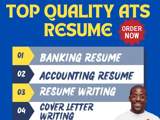 Gig Preview - Write ats optimized resumes for tech, nursing, finance resume and business roles