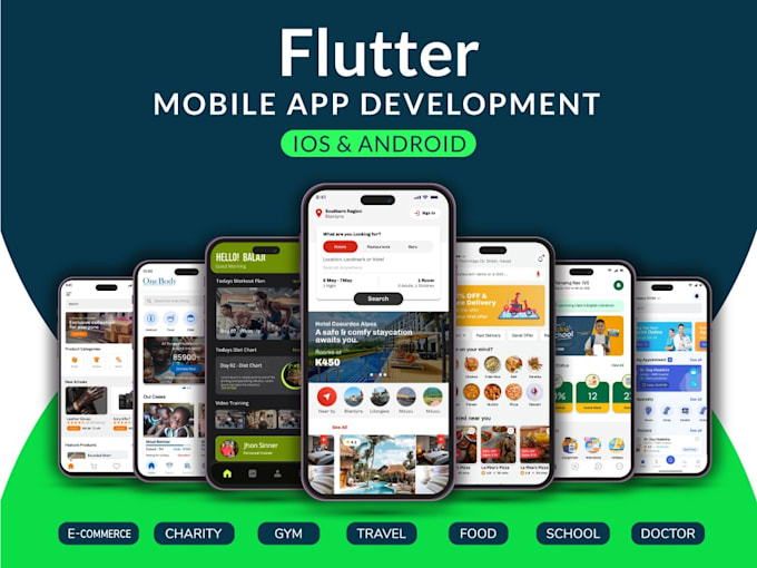 Gig Preview - Make flutter app development, flutter app design, android app, IOS app developer