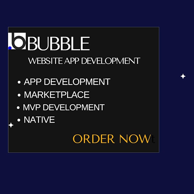 Gig Preview - Build marketplace, ecommerce web development with bubble io