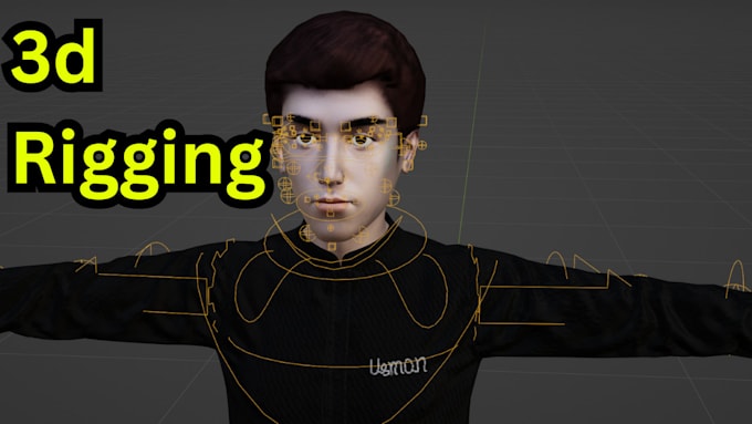 Gig Preview - 3d rig human 3d character in blender with auto rig pro