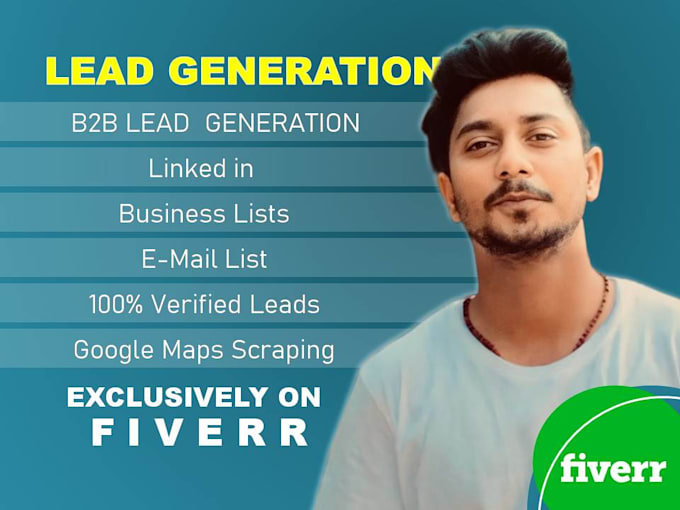 Gig Preview - Generate high quality b2b leads and linkedin prospects fast