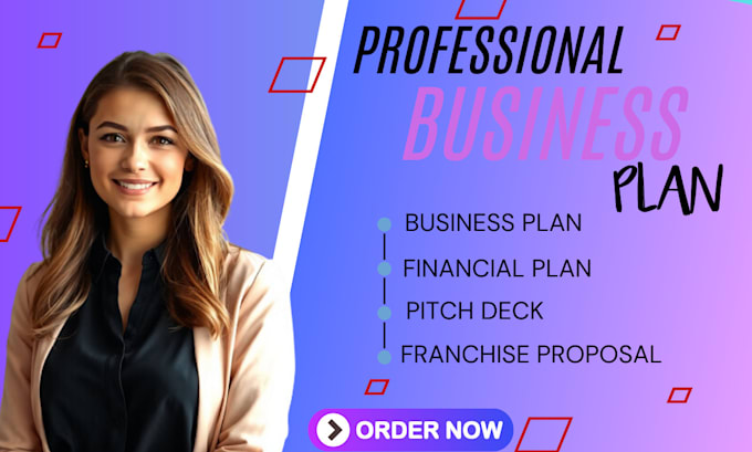 Gig Preview - Write complete business plan, franchise proposal, financial plans for startups