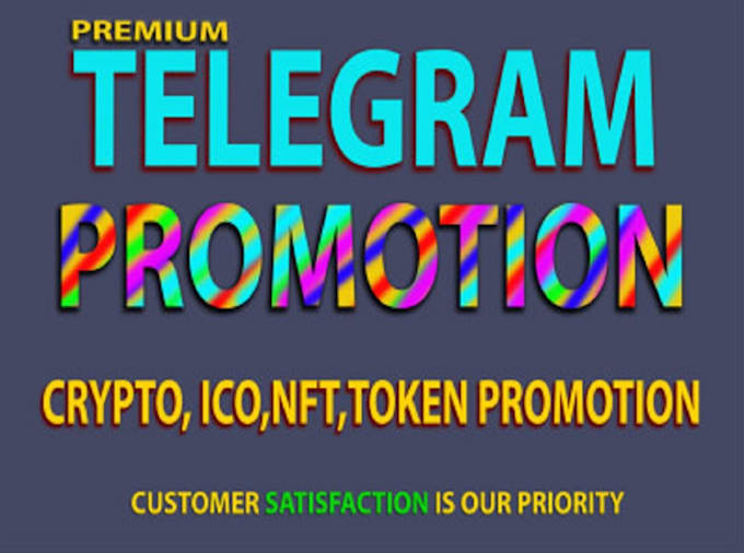 Gig Preview - Do crypto token promotion telegram subscribers to active 500k investors