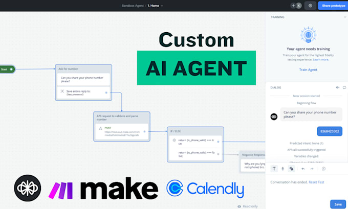 Gig Preview - Build an ai agent for your business website for lead capture