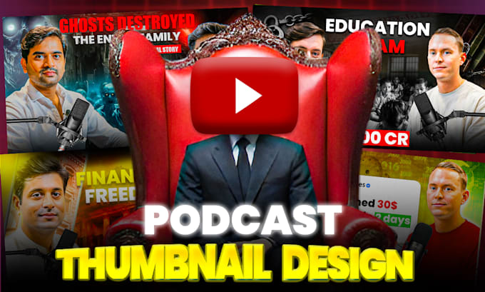 Bestseller - craft eye catching podcast thumbnails to boost your views