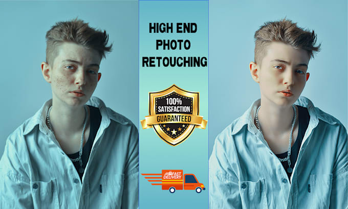 Gig Preview - Do professional photo retouching, portrait, skin, hair, and blemish removal