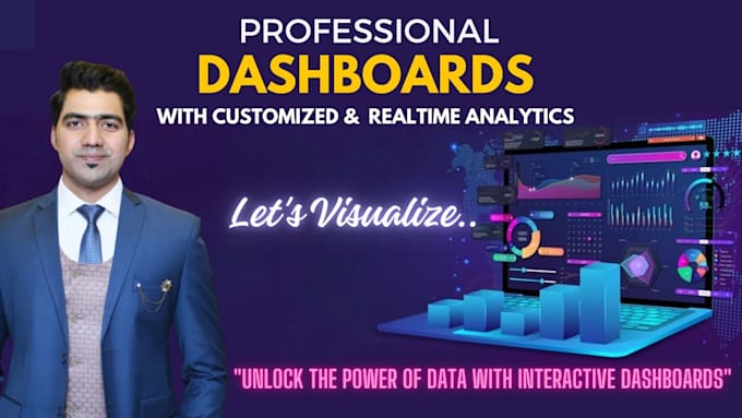 Gig Preview - Automate your data, dashboards visualization with analysis