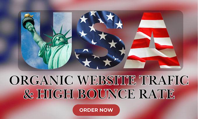 Gig Preview - Drive real organic USA website audience to suppress high bounce rate