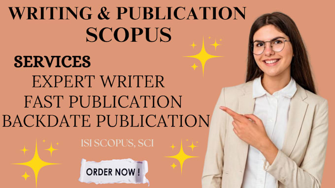 Gig Preview - Publish articles in scopus indexed peer reviewed journals