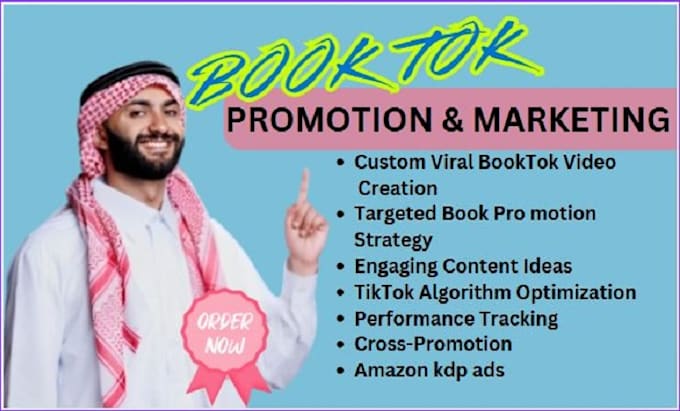 Gig Preview - Do booktok video, amazon social ads ebook promotion book advertising