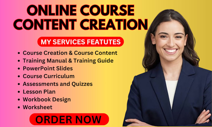 Gig Preview - Create ebook online course creation course content on kajabi ebook writer