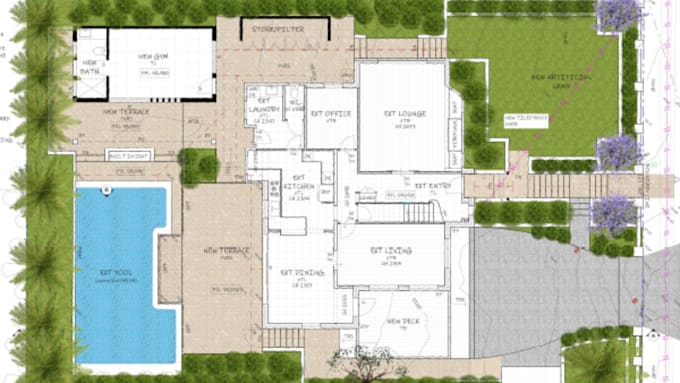 Gig Preview - Design new town, estate, housing scheme layout plan on your area of land