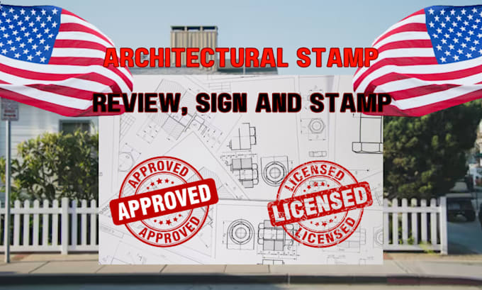 Bestseller - do pe stamp, architectural stamp, mep stamp, sign and seal for USA city permit