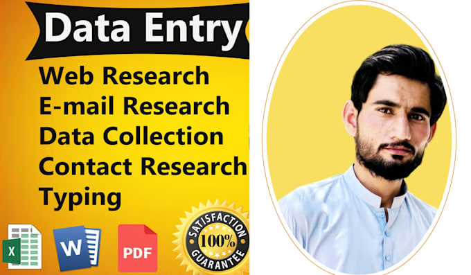 Bestseller - do fast accurate data entry, data collection, copy paste, web research