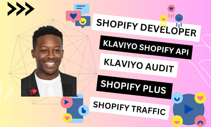 Gig Preview - Audit klaviyo api shopify traffic shopify store developer shopify plus ugc video