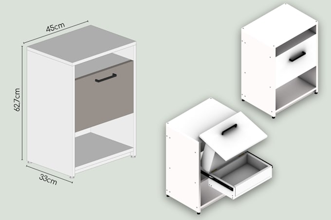 Gig Preview - Help you design the custom furniture you need