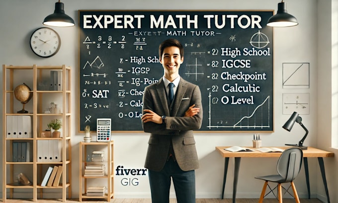 Gig Preview - Tutor mathematics for all grades up to high school, igcse, sat, math, calculus