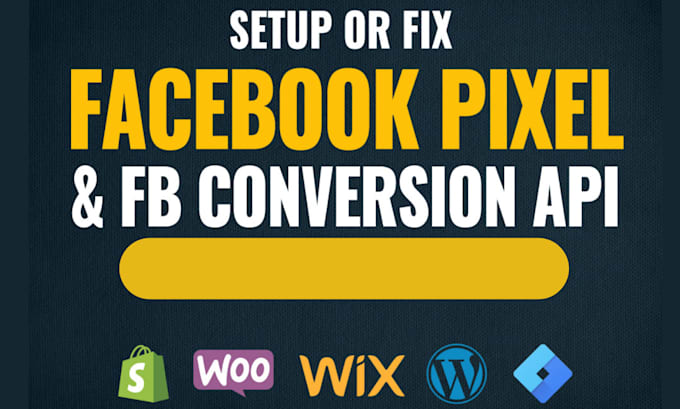 Gig Preview - Install your facebook pixel and setup conversion api for shopify and wordpress