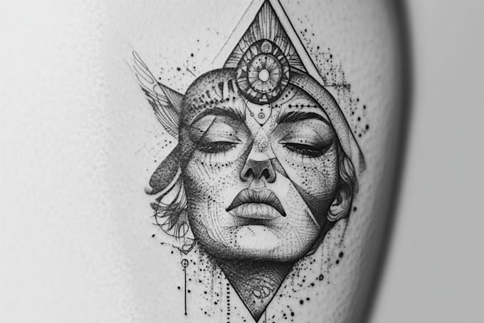 Bestseller - basic dotwork tattoo design for you