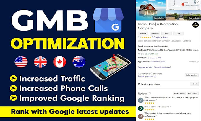 Bestseller - optimize your google my business listing for local SEO, gmb ranking