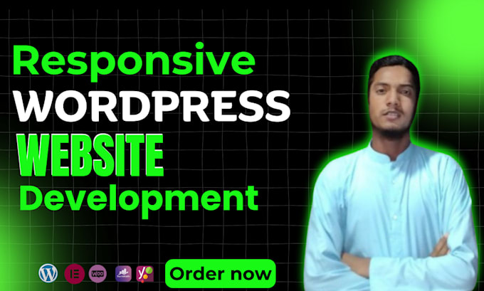 Gig Preview - Create responsive wordpress website design or development