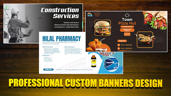 Gig Preview - Design custom, stunning banners to make your brand stand out