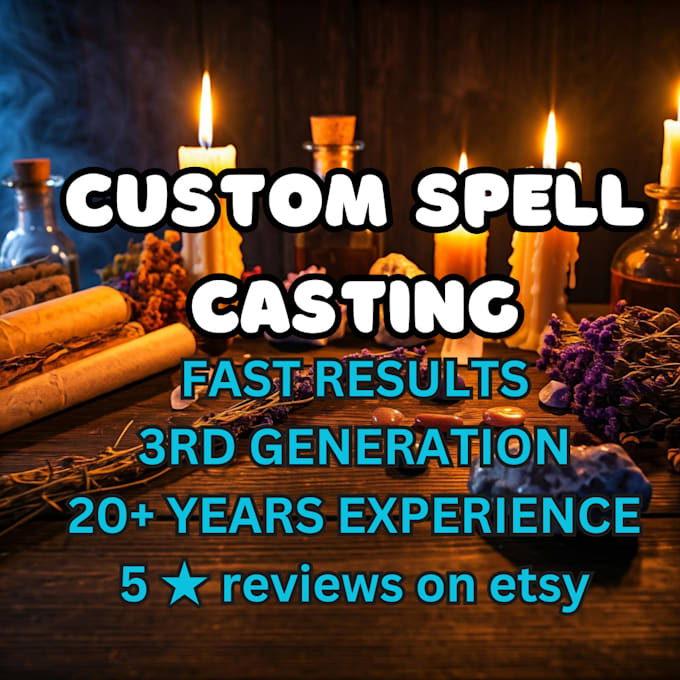 Gig Preview - Cast a custom spell tailored to your unique needs fast working aussie 20 yrs exp