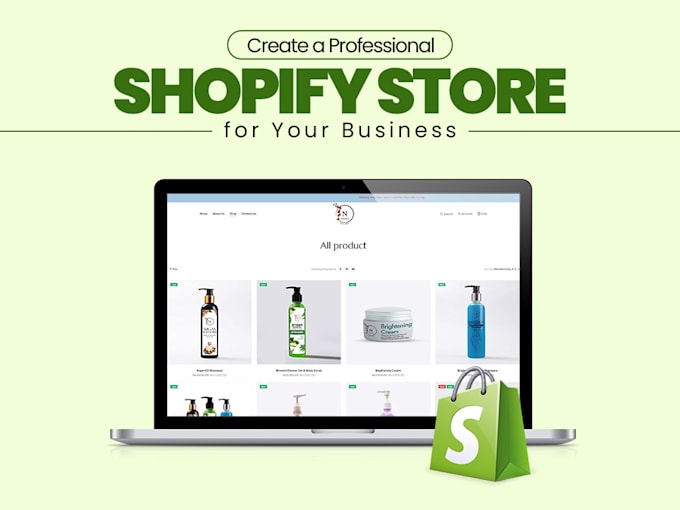 Gig Preview - Create a high converting shopify drop shipping store