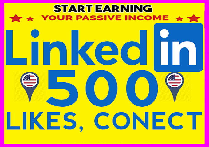 Gig Preview - Do targeted linkedin page likes connection from usa, uk