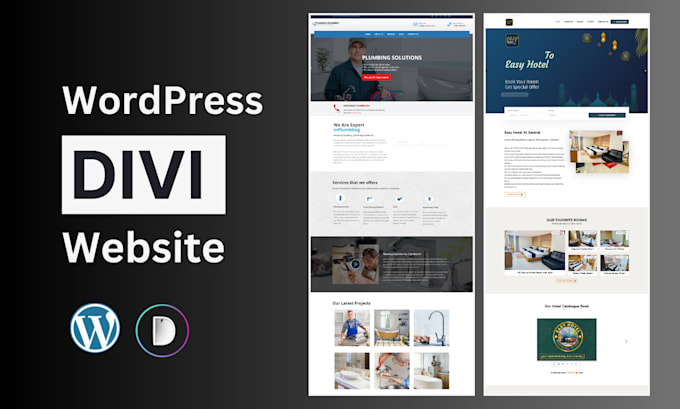 Gig Preview - Build divi wordpress website with divi builder