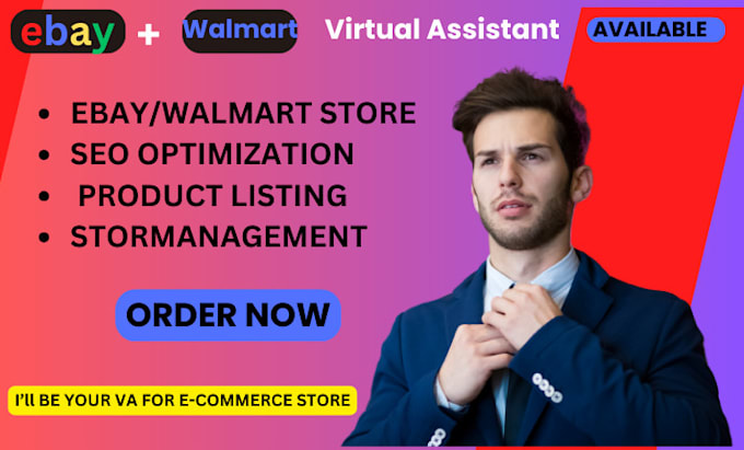 Bestseller - be your virtual assistant for walmart store and ebay 2 step dropshipping