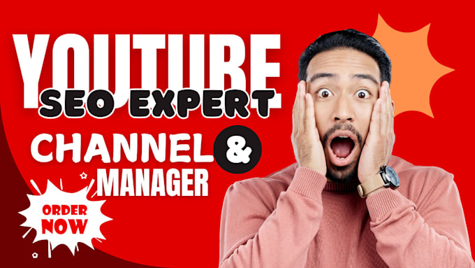 Gig Preview - Be your best youtube video SEO expert and channel manager