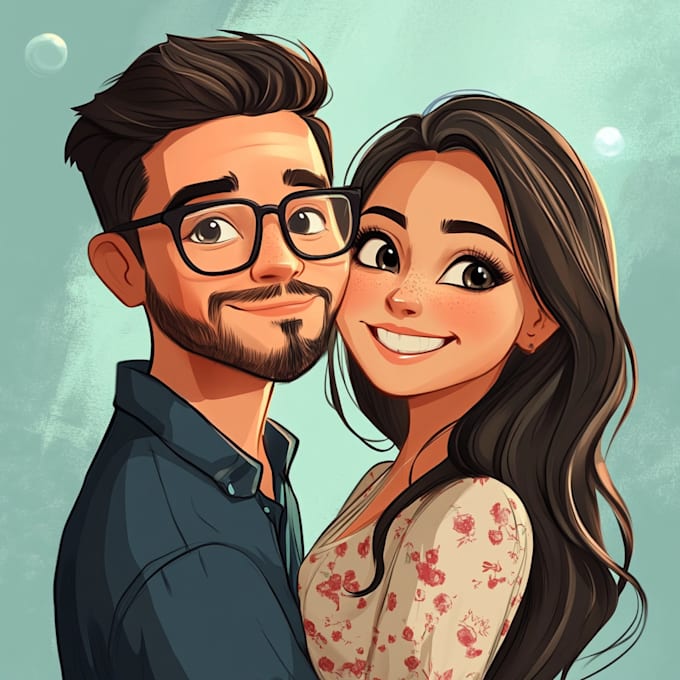 Gig Preview - Draw an amazing portrait illustration for couple, family