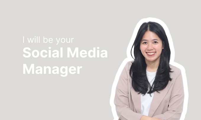 Gig Preview - Be your social media manager