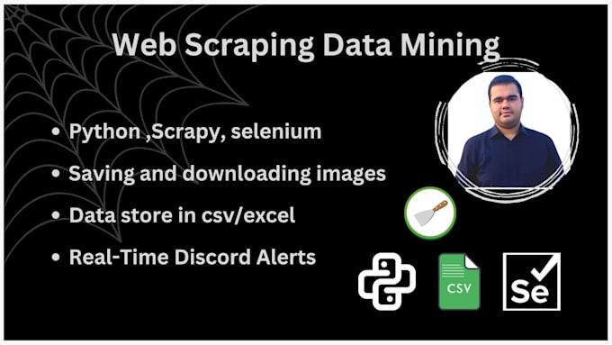 Gig Preview - Do web scraping, data mining and data extraction with python