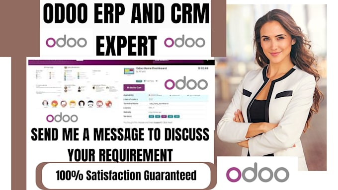 Gig Preview - Do odoo workflow sales modules fields reports generate invoice erp odoo CRM