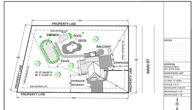 Gig Preview - City permit drawings architect floor plan, deck, shed, patio, garage, adu