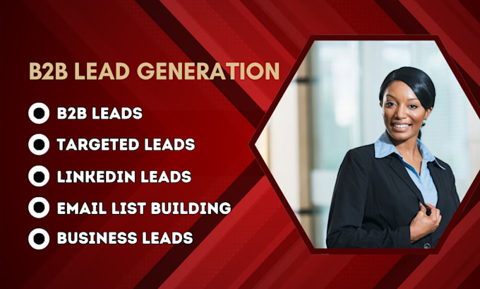 Gig Preview - Do b2b lead generation and linkedin leads for you