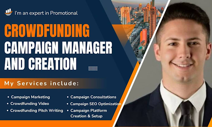 Bestseller - be your campaign manager crowdfunding kickstarter gofundme indiegogo fundraising