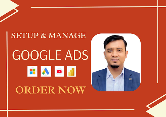 Gig Preview - Setup and manage your google ads adwords PPC campaign