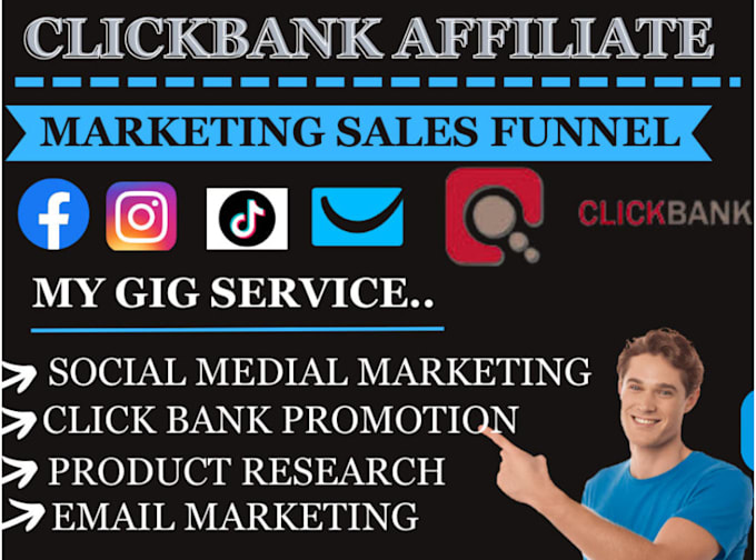 Gig Preview - Clickbank affiliate link promotion, clickbank affiliate link promotion temu link